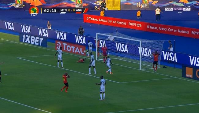 فرصة خطرة من انجولا علي مرمي موريتانيا في كاس امم افريقيا