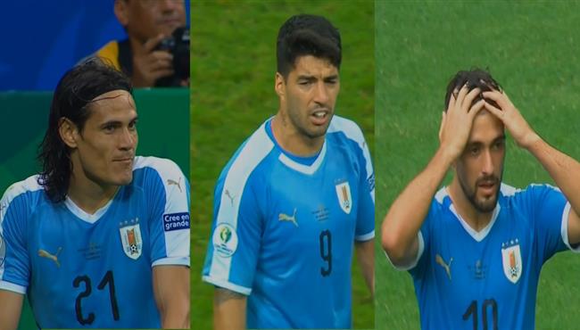 الحكم يلغي ثلاث اهداف لأوروجواي امام بيرو في كوبا امريكا