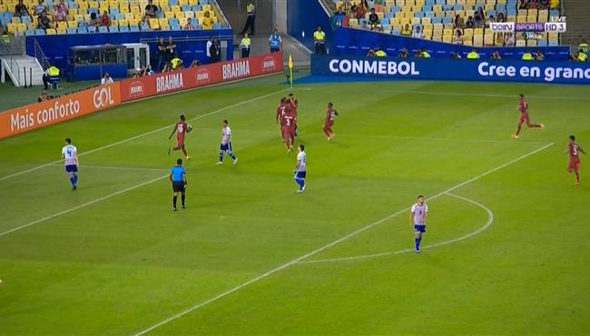 هدف تعادل قطر مع باراجواي 2 2 كوبا امريكا