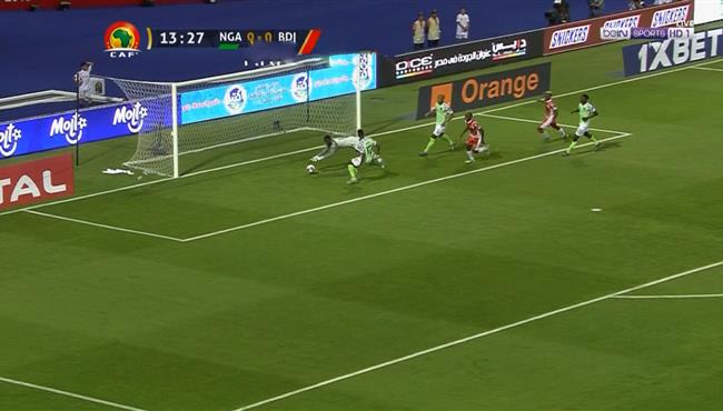 تصدي رائع من حارس مرمي نيجيريا امام بوروندي