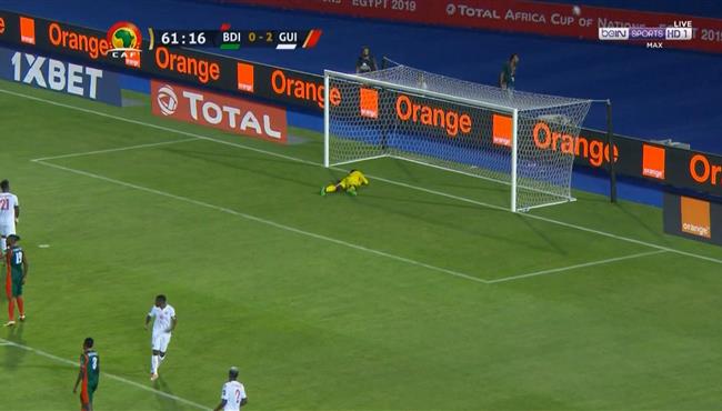 تصدي رائع من حارس مرمي بوروندي امام غينيا في كاس امم افريقيا