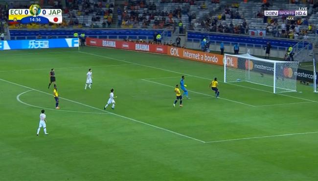 هدف اليابان الاول في مرمي الاكوادور كوبا امريكا
