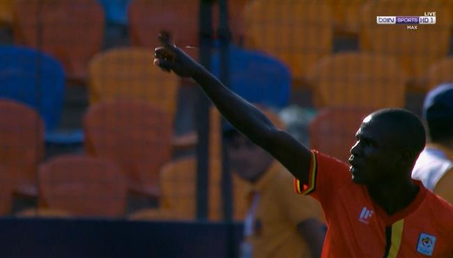 هدف اوغندا الاول في مرمي الكونغو الديمقراطية