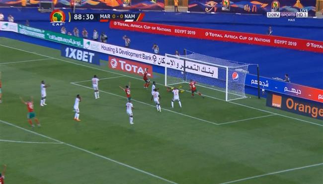 هدف فوز المغرب القاتل على ناميبيا 1 0 كأس امم افريقيا