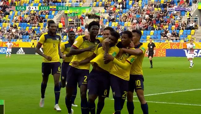 هدف عالمي في مباراة الاكوادور وامريكا بكأس العالم تحت 20 سنة