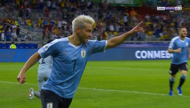 هدف اوروجواي الاول في مرمي الاكوادور