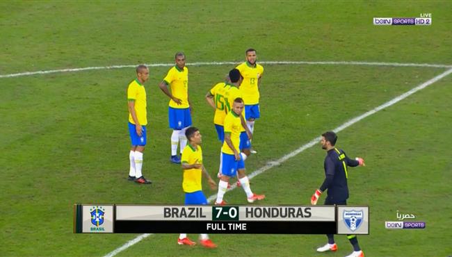 ملخص مباراة البرازيل وهندوراس 7 0 تعليق حفيظ دراجي