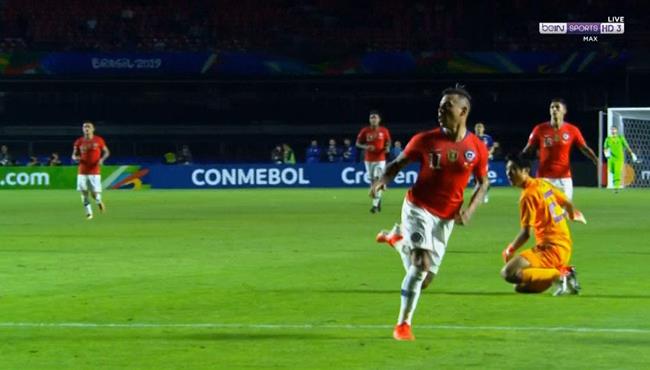 هدف تشيلي الرابع في مرمي اليابان بكوبا امريكا