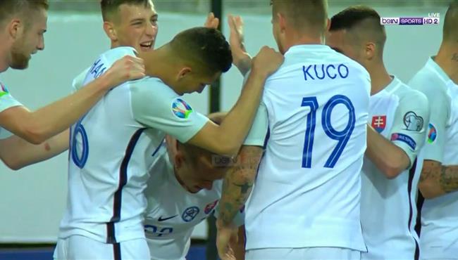 اهداف مباراة سلوفاكيا واذربيجان 5 1 تصفيات اليورو