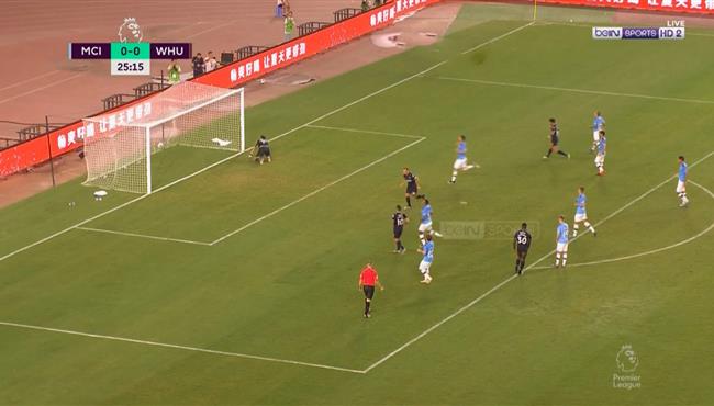 هدف وست هام الاول في مرمي مانشستر سيتي 1 0 الكاس الاسيوي الممتاز
