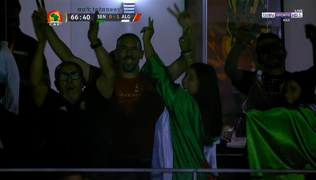 ريبري يشجع الجزائر امام السنغال في نهائي امم افريقيا