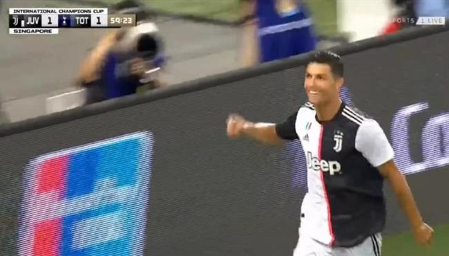 هدف كريستيانو رونالدو في مرمي توتنهام بكأس الابطال الدولية