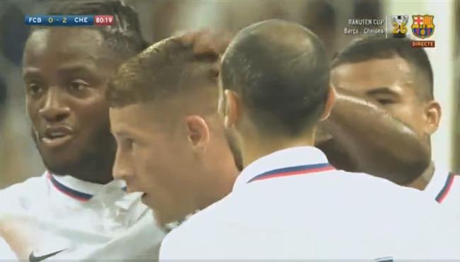 اهداف مباراة برشلونة وتشيلسي 1 2 مباراة ودية