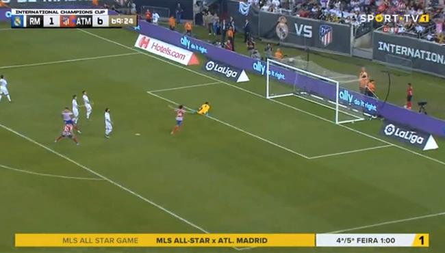 هدف اتلتيكو مدريد السابع في مرمي ريال مدريد فيتولو