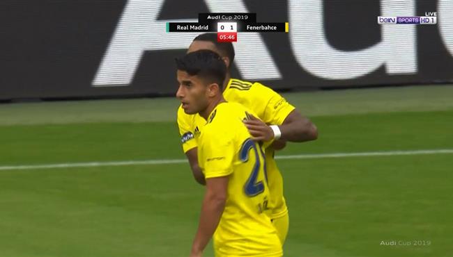 هدف فنربخشة الاول في مرمي ريال مدريد