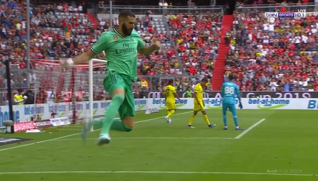 هدف كريم بنزيما الاول في مرمي فنربخشة كأس اودي