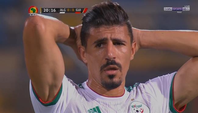 بغداد بونجاح يهدر فرصه لا تصدق للجزائر امام غينيا