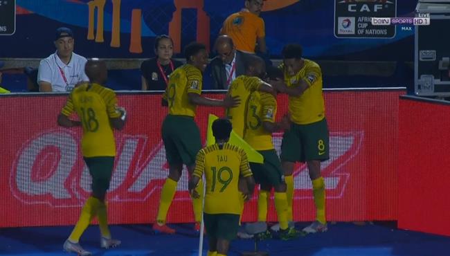 هدف جنوب افريقيا الاول في مرمي مصر بكأس امم افريقيا