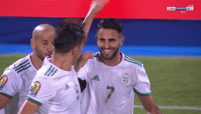 هدف رياض محرز الرائع في مرمي غينيا بكأس امم افريقيا