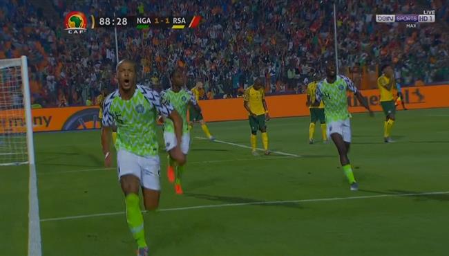 هدف نيجيريا الثاني القاتل في مرمي جنوب افريقيا 2 1 كاس امم افريقيا