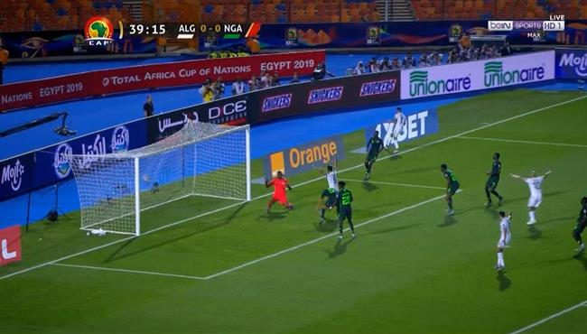 هدف الجزائر الاول في مرمي نيجيريا بكاس امم افريقيا