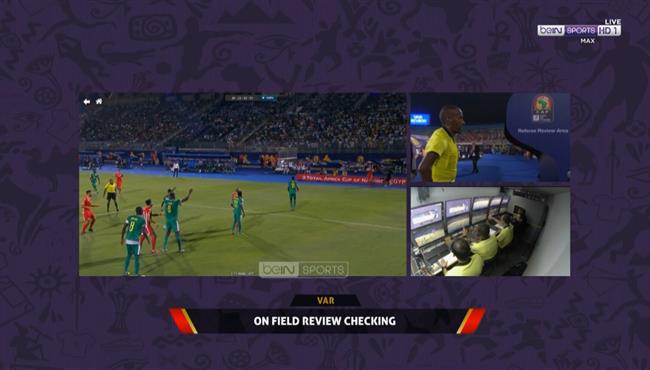 ركلة جزاء تونس الملغاه امام السنغال بعد الرجوع للفار ورد فعل الشوالي