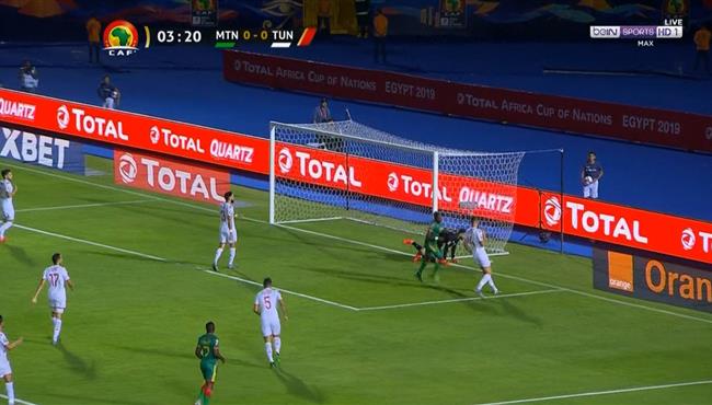 تصدي رائع من معز حسن امام موريتانيا في كاس امم افريقيا