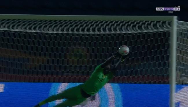 تصدي حارس غانا الرائع امام غينيا بيساو في كأس امم افريقيا