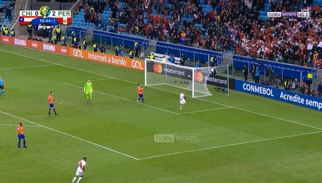 هدف بيرو الثالث الرائع في مرمي تشيلي بكوبا امريكا