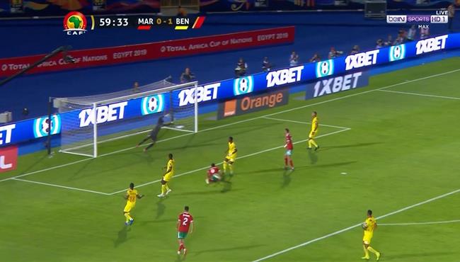 سفيان بوفال يهدر فرصة هدف محقق امام بنين