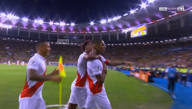 هدف تعادل بيرو مع البرازيل في نهائي كوبا امريكا