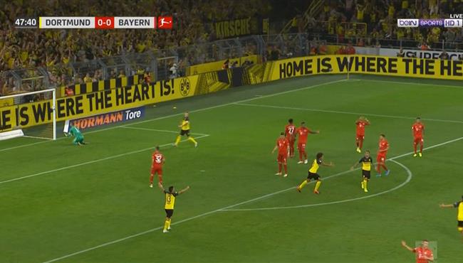 هدف بروسيا دورتموند الاول في مرمي بايرن ميونخ باكو الكاسير