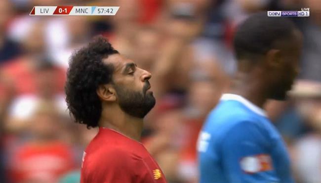 للمرة الثانية القائم يحرم محمد صلاح من تسجيل هدف امام مانشستر سيتي