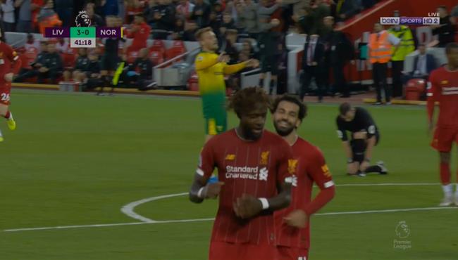 هدف ليفربول الرابع في مرمي نوريتش اوريجي