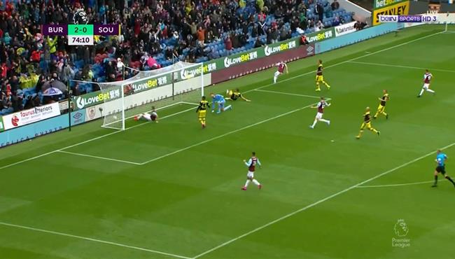 اهداف مباراة بيرنلي وساوثهامتون 3 0 الدوري الانجليزي