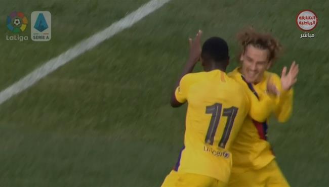 هدف برشلونة الرابع في مرمي نابولي عثمان ديبميلي