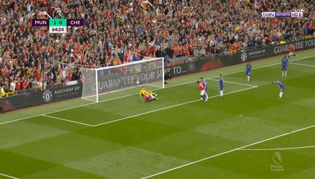 هدف مانشستر يونايتد الثاني في مرمي تشيلسي مارسيال