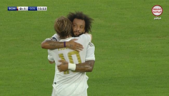 هدف ريال مدريد الاول الرائع في مرمي روما مارسيلو