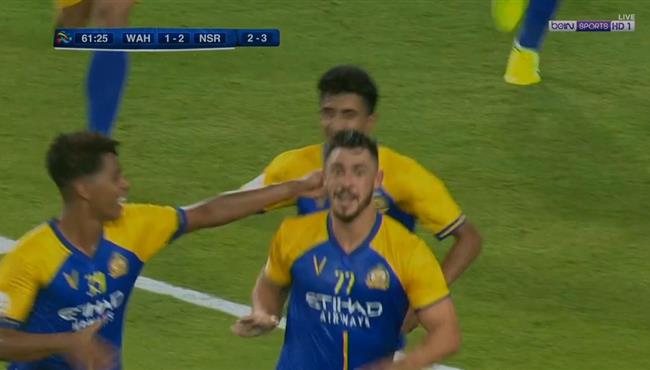 هدف النصر الثالث في مرمي الوحدة جوليانو