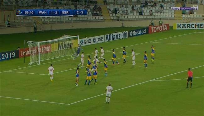 تصدي حارس النصر الرائع لصاروخية اسماعيل مطر