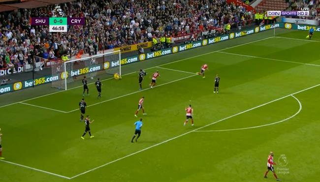 هدف فوز شيفيلد يونايتد علي كريستال بالاس 1 0 الدوري الانجليزي