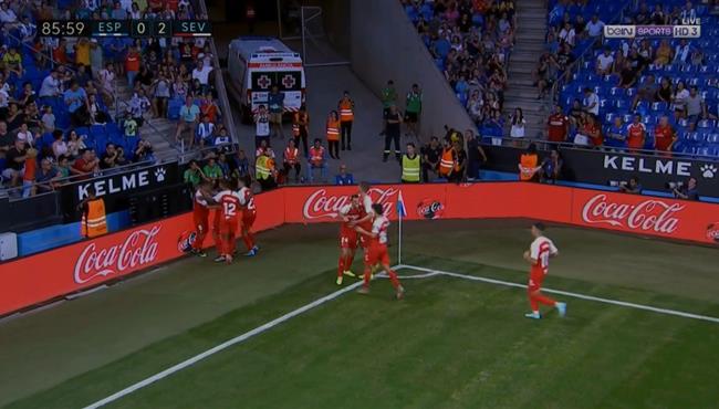 اهداف مباراة اشبيلية واسبانيول 2 0 الدوري الاسباني