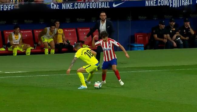 لقطة مهارية رائعة من جوا فيليكس في مباراة اتليتكو مدريد وخيتافي