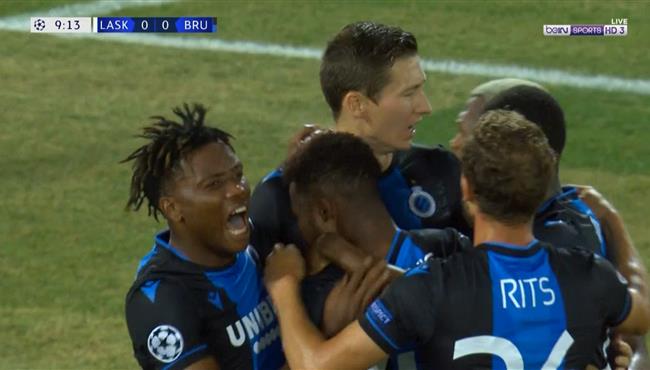 هدف فوز كلوب بروج علي لاسك لينز 1 0 دوري ابطال اوروبا