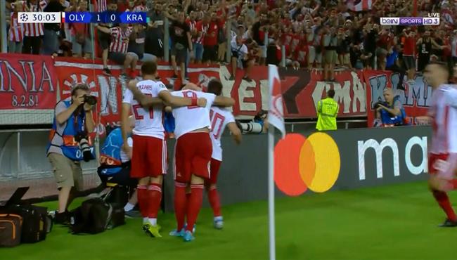 اهداف مباراة اوليمبياكوس وكراسنودار 4 0 دوري ابطال اوروبا