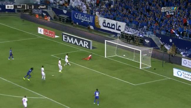 هدف تعادل الهلال مع أبها في الدوري السعودي جوميز