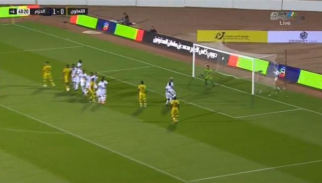 اهداف مباراة التعاون والحزم 1 1 الدوري السعودي