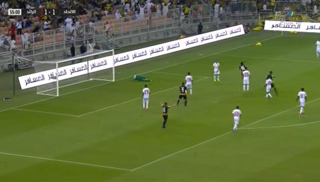 هدف الاتحاد الثاني الرائع في مرمي الرائد 2 1 الدوري السعودي