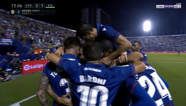 اهداف مباراة فياريال وليفانتي 1 2 الدوري الاسباني