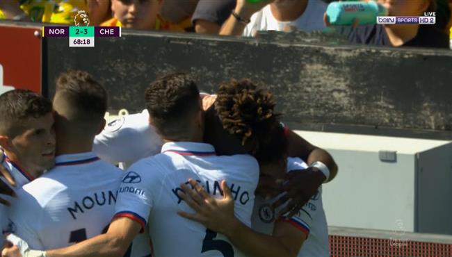 اهداف مباراة تشيلسي ونورويتش سيتي 3 2 الدوري الانجليزي